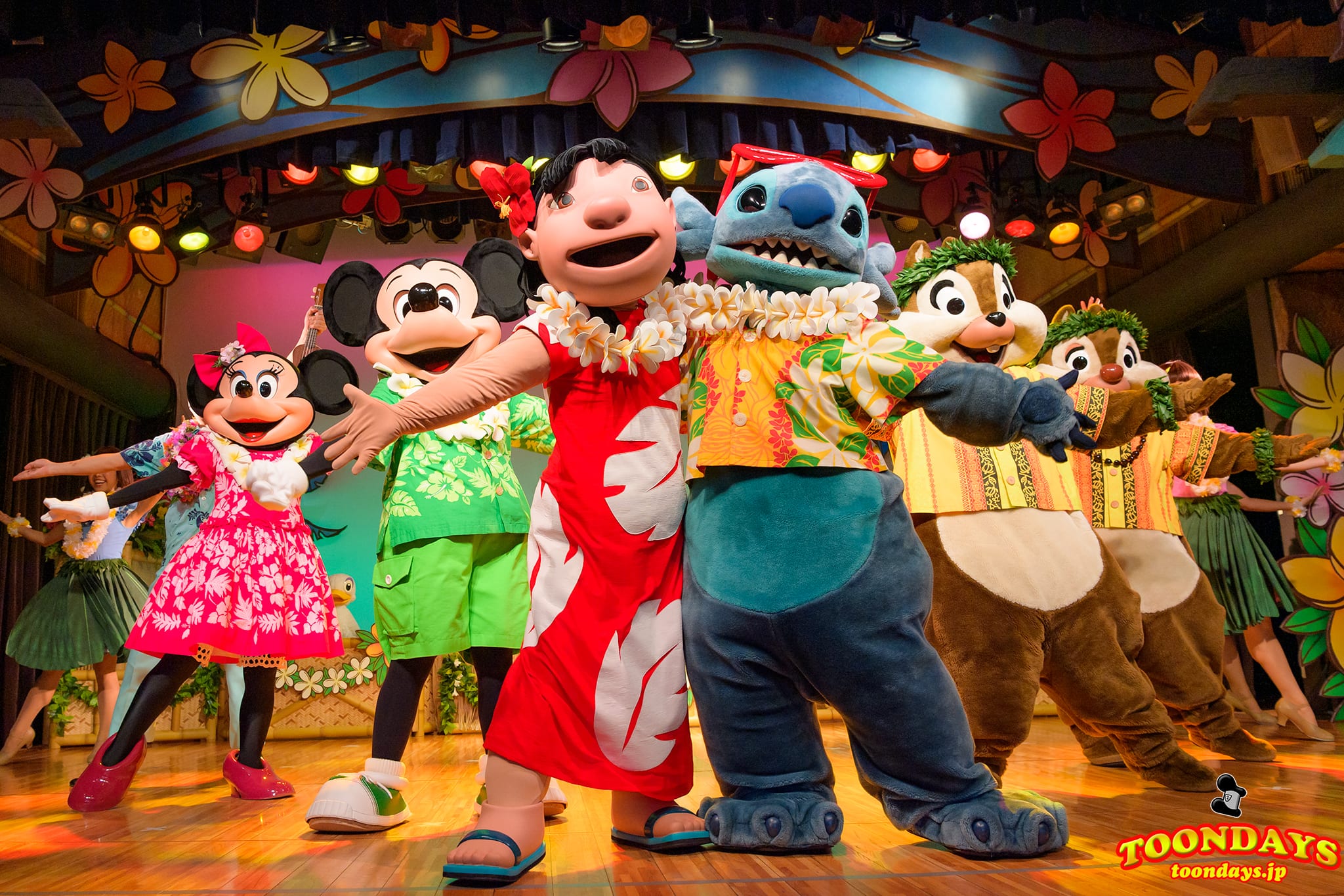 スティッチ コスチュームストラップ ポリネシアンテラスレストラン